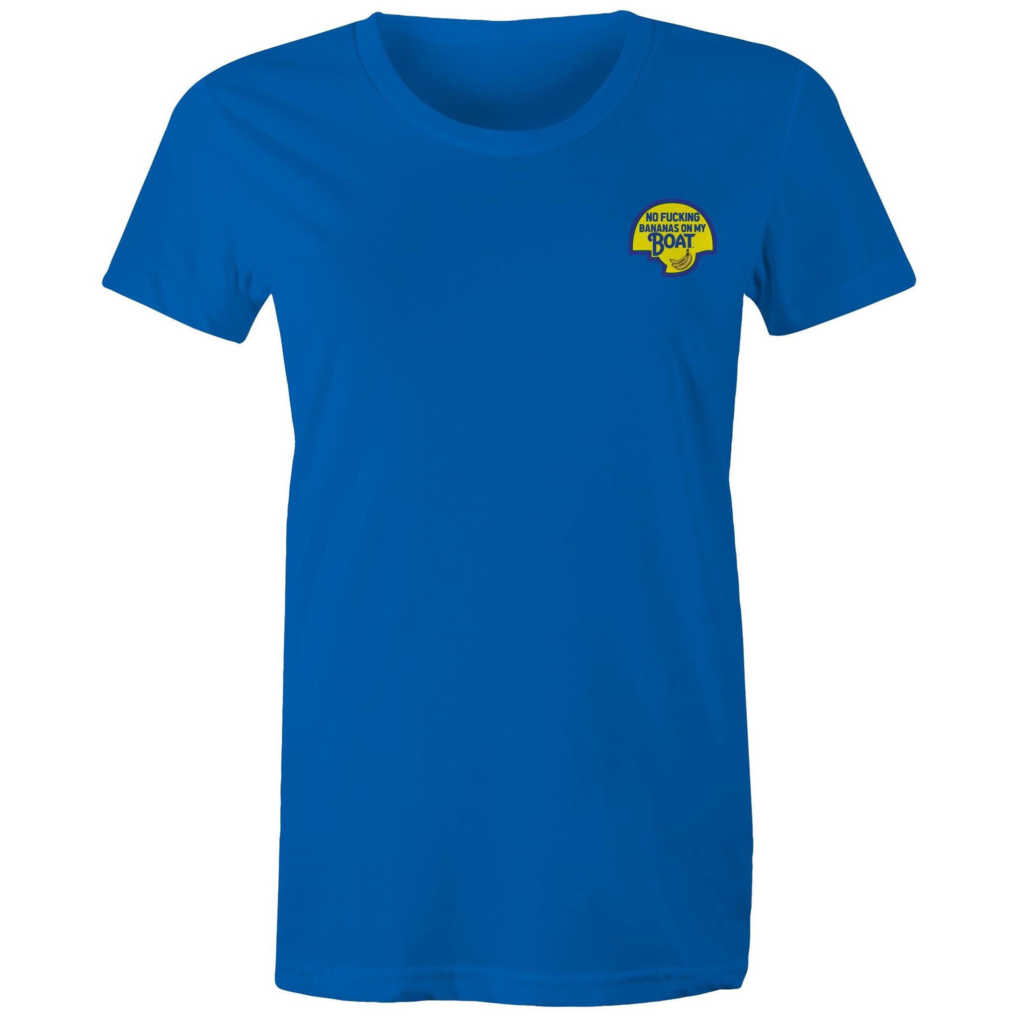 No Effin Bananas On My Boat (Front Print) - Women's