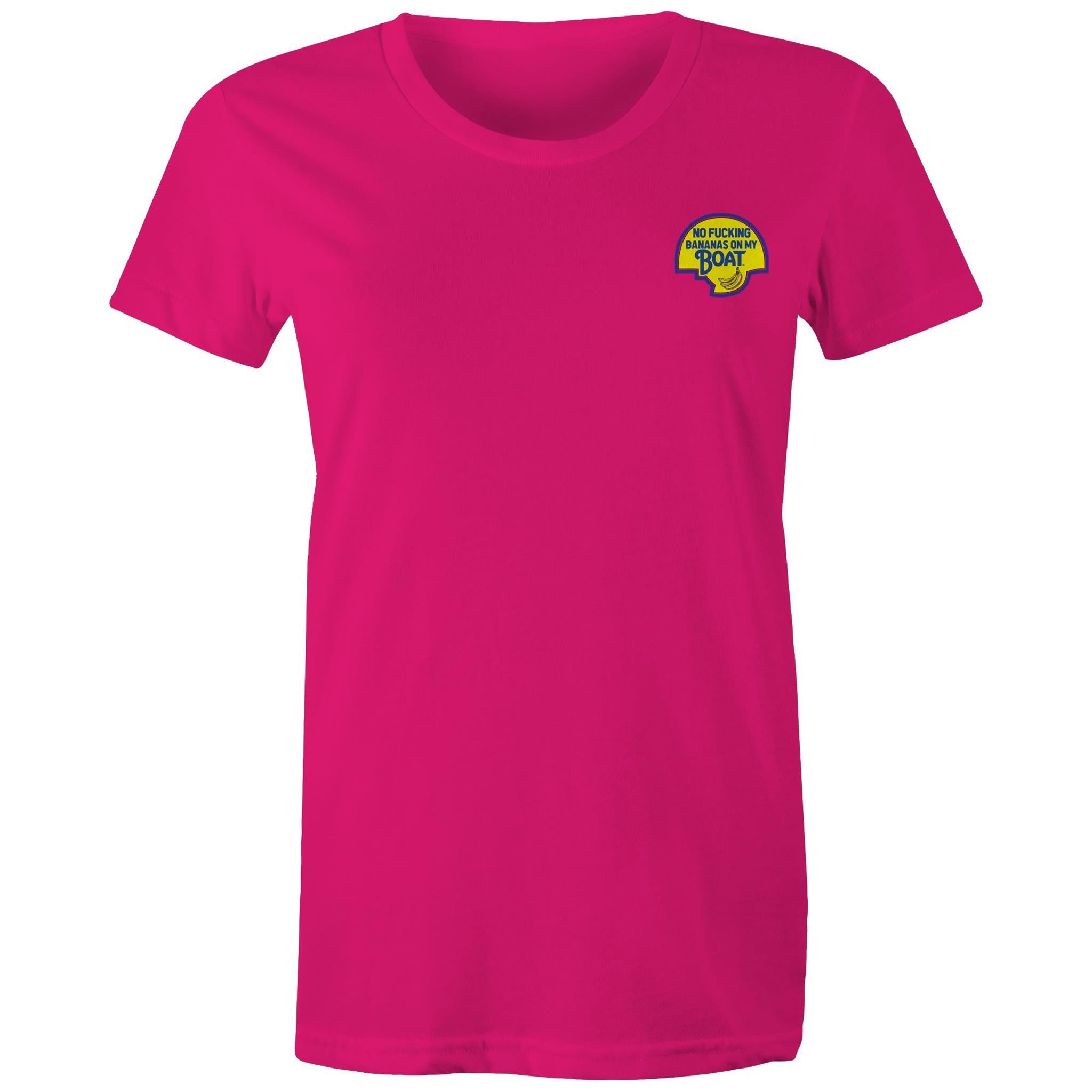 No Effin Bananas On My Boat (Front Print) - Women's