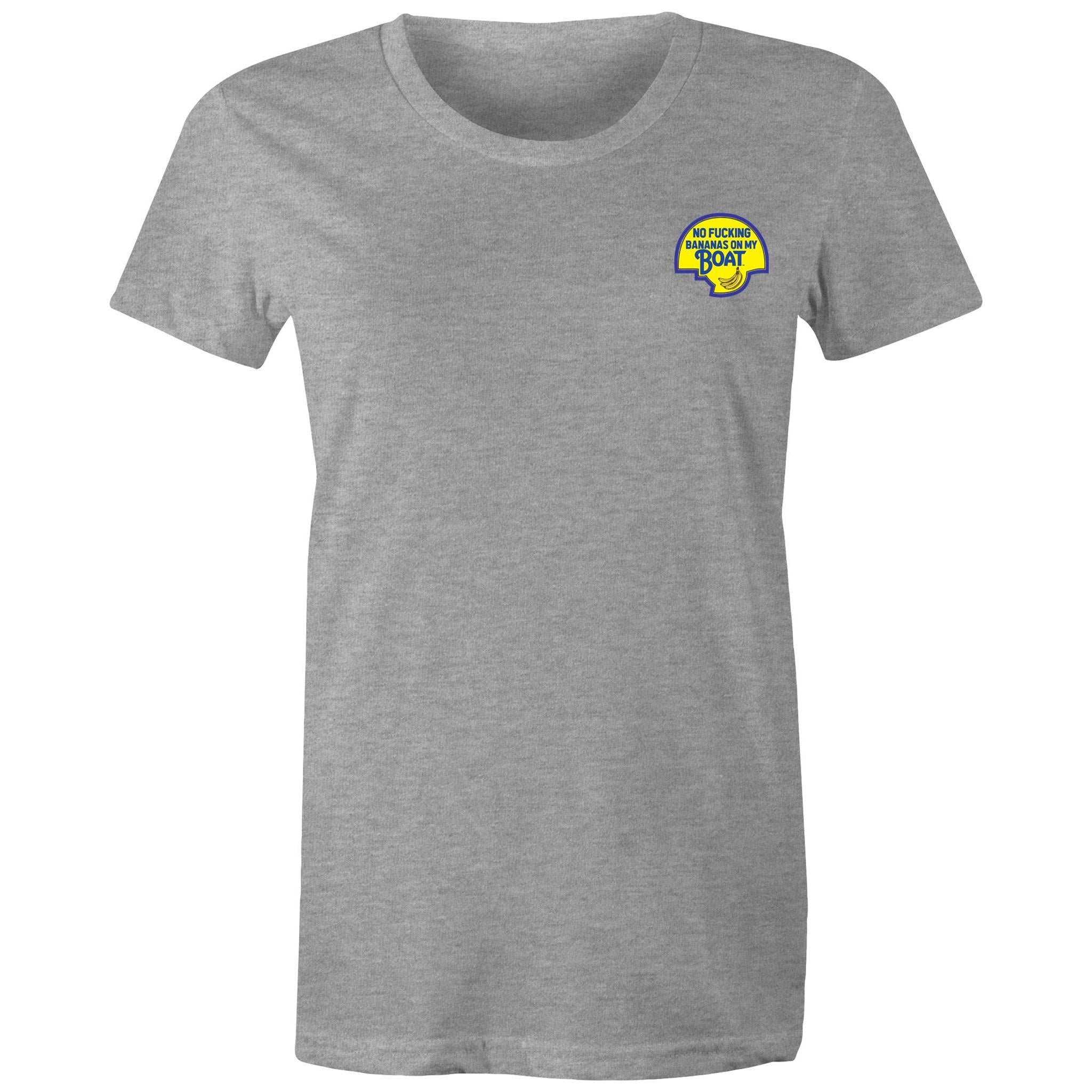 No Effin Bananas On My Boat (Front Print) - Women's