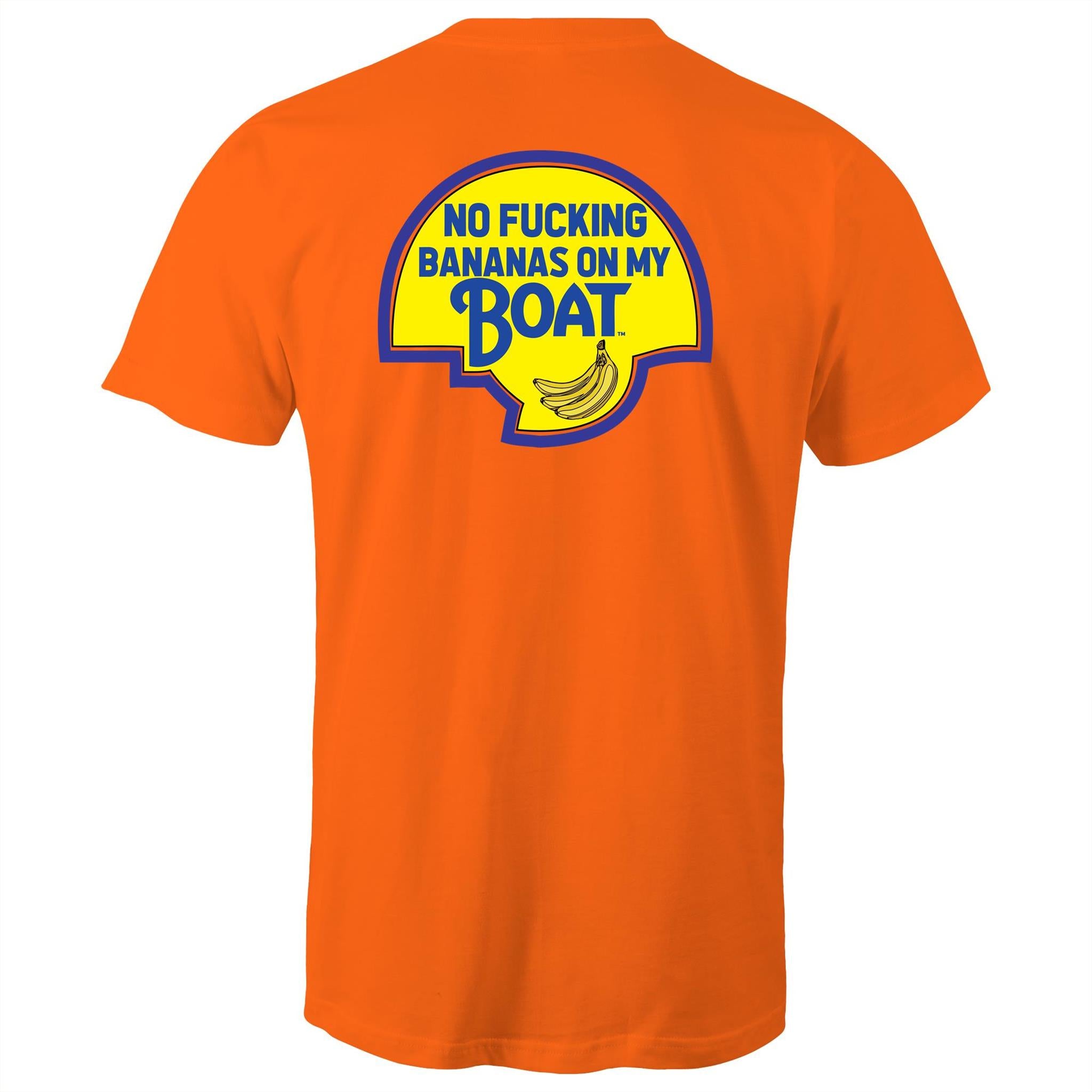 No Effin Bananas On My Boat (Back Print) - Men's