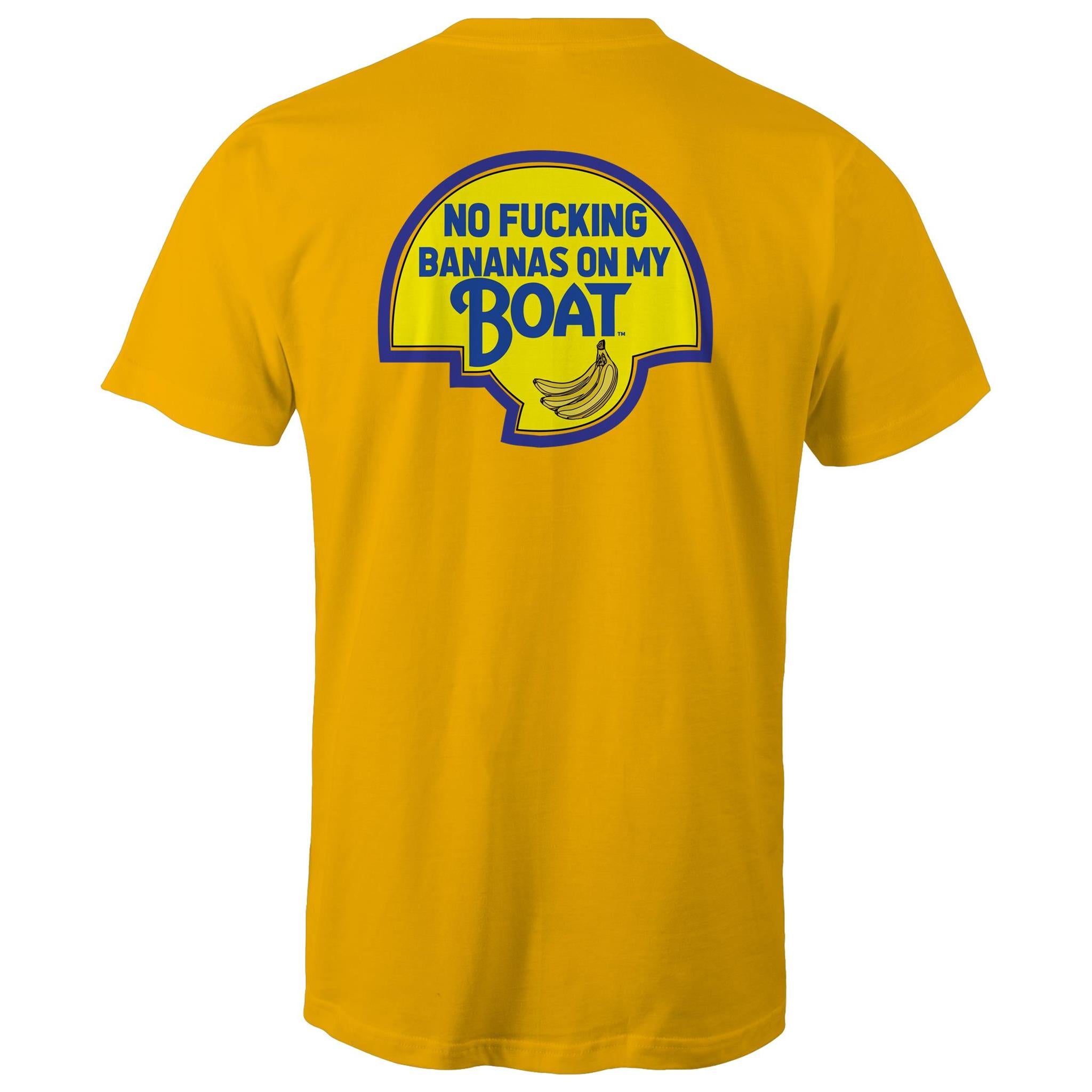 No Effin Bananas On My Boat (Back Print) - Men's