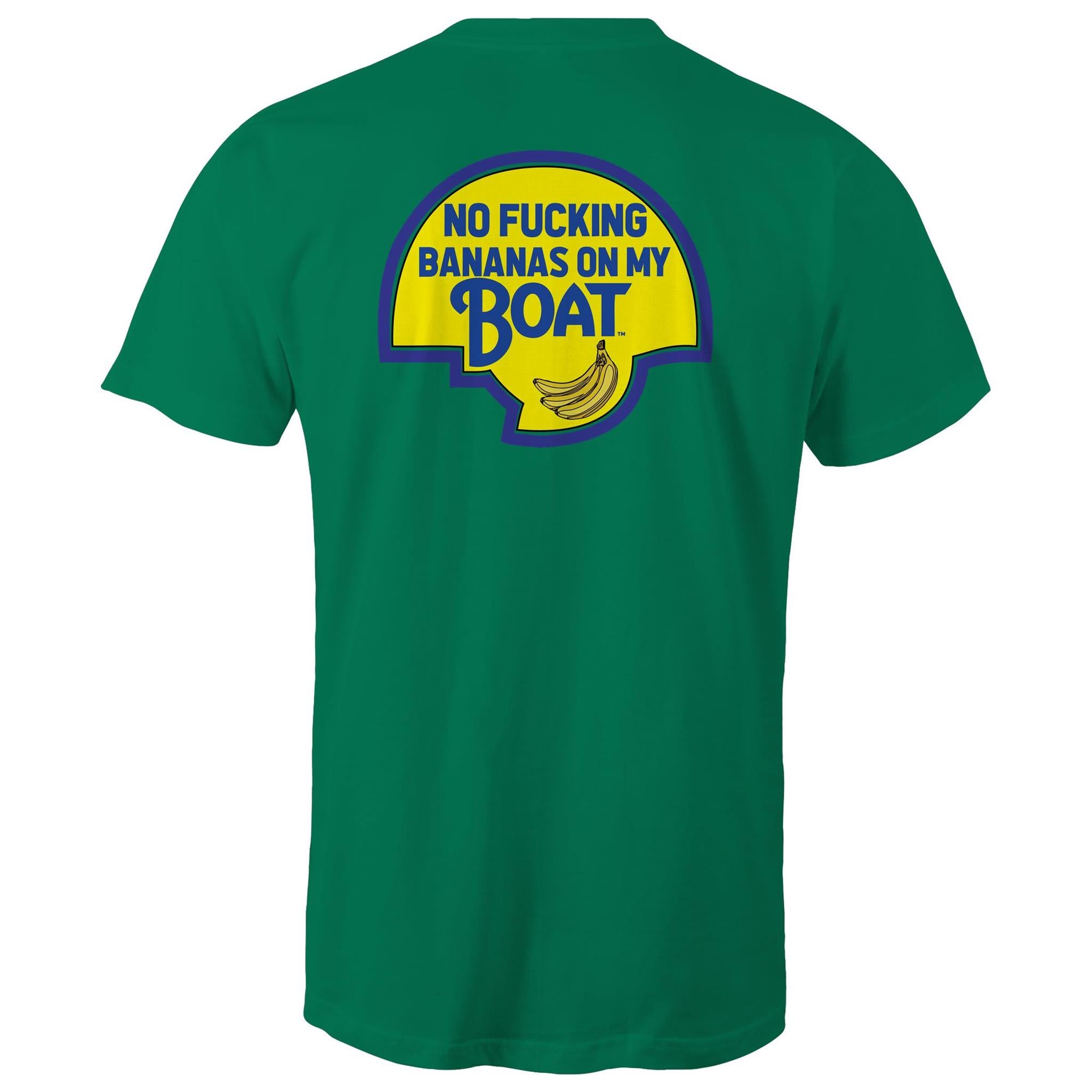 No Effin Bananas On My Boat (Back Print) - Men's