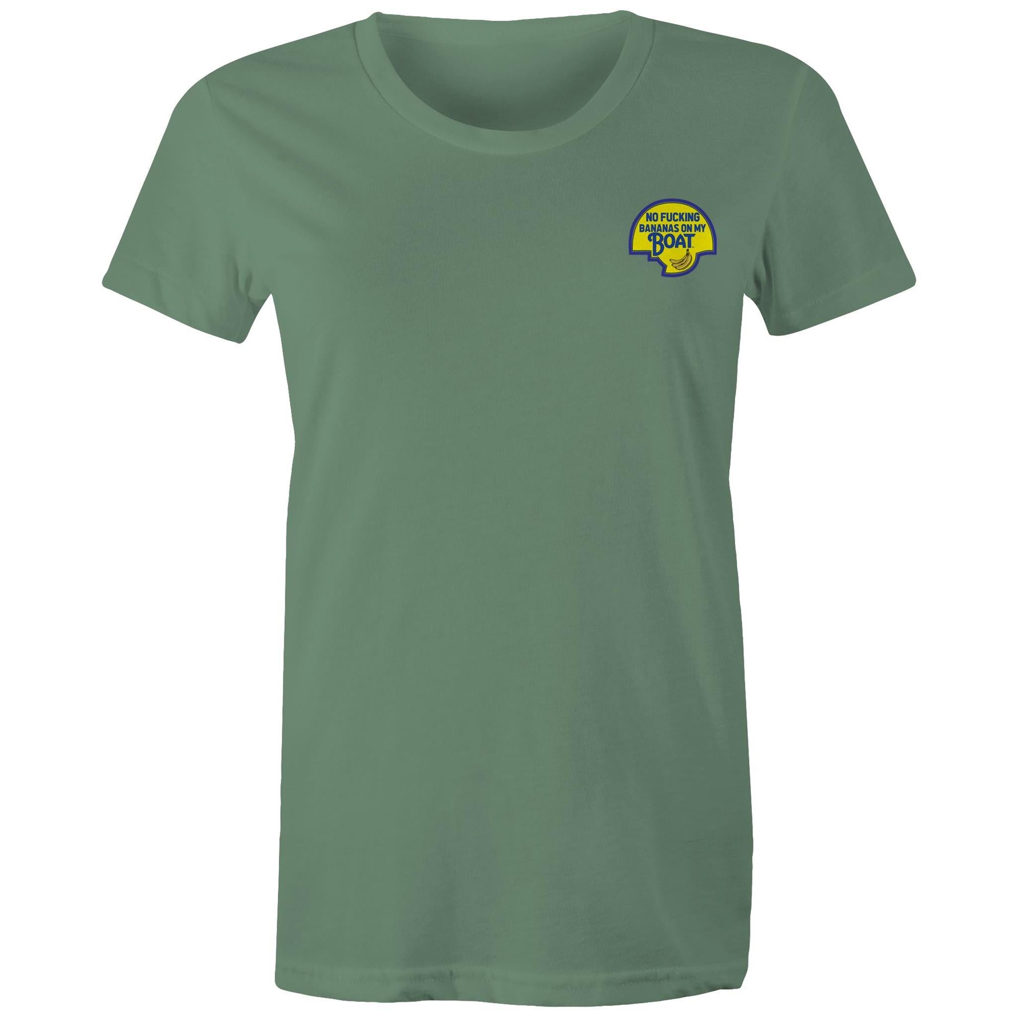 No Effin Bananas On My Boat (Front Print) - Women's