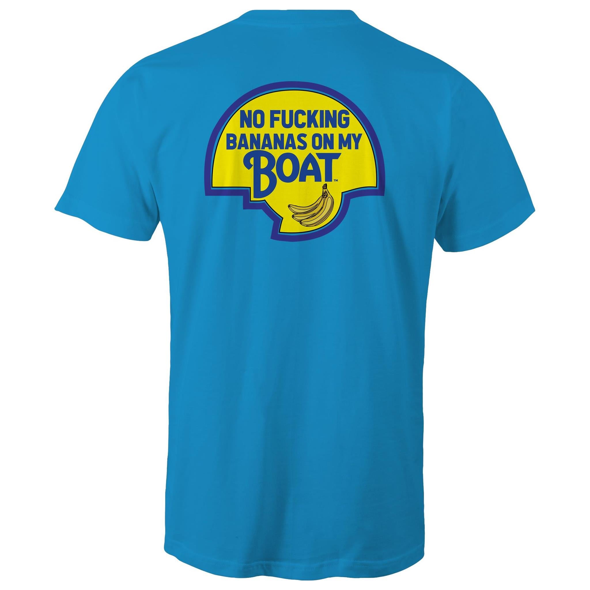 No Effin Bananas On My Boat (Back Print) - Men's