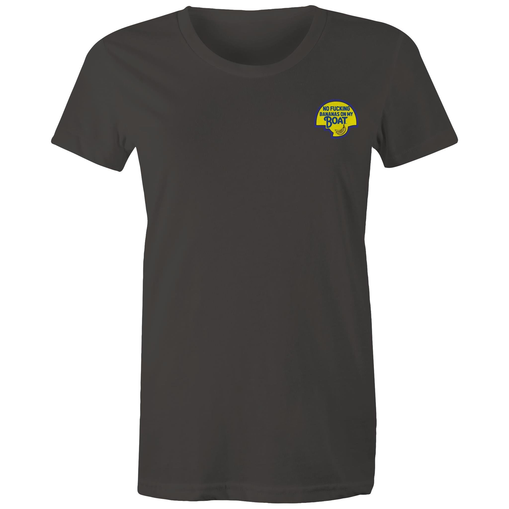 No Effin Bananas On My Boat (Front Print) - Women's