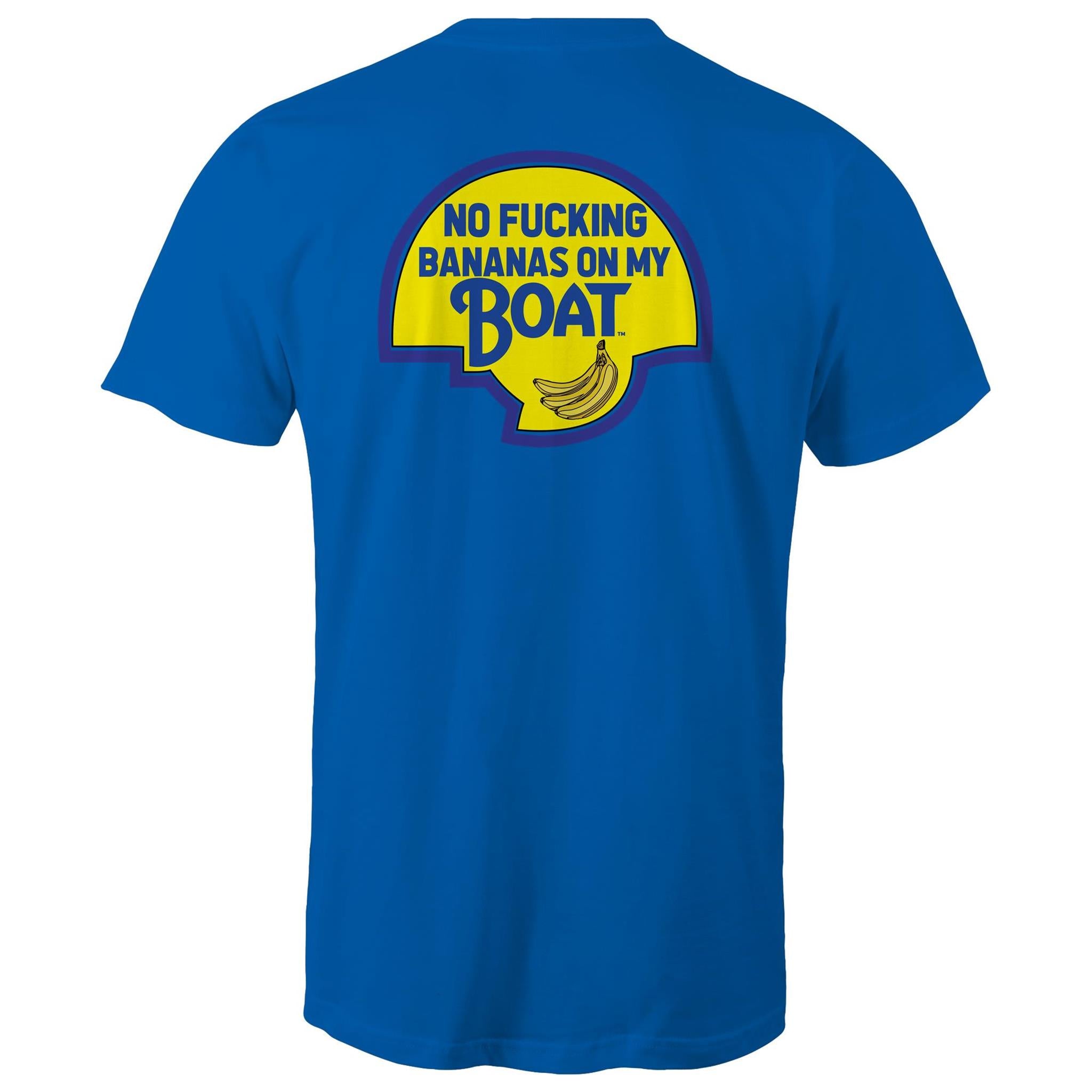 No Effin Bananas On My Boat (Back Print) - Men's