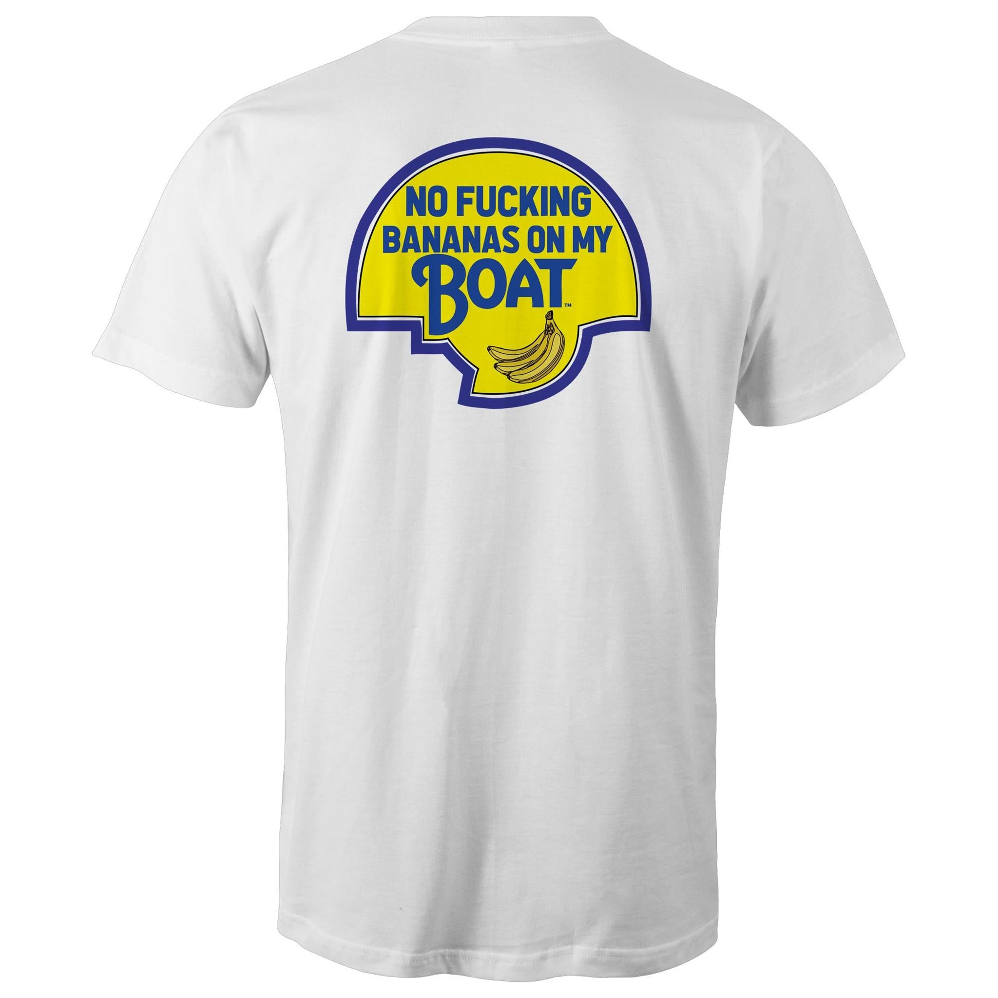 No Effin Bananas On My Boat (Back Print) - Men's