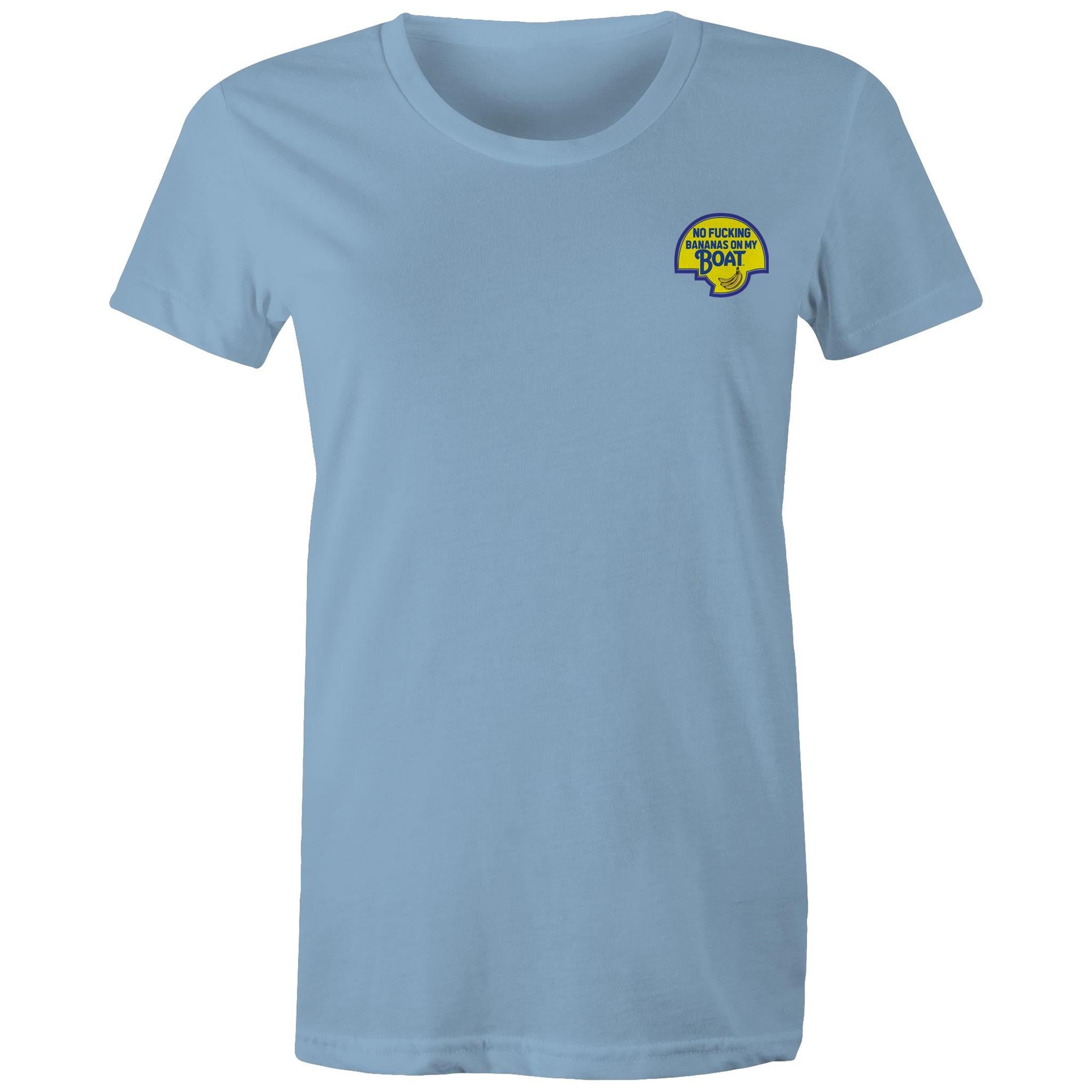 No Effin Bananas On My Boat (Front Print) - Women's