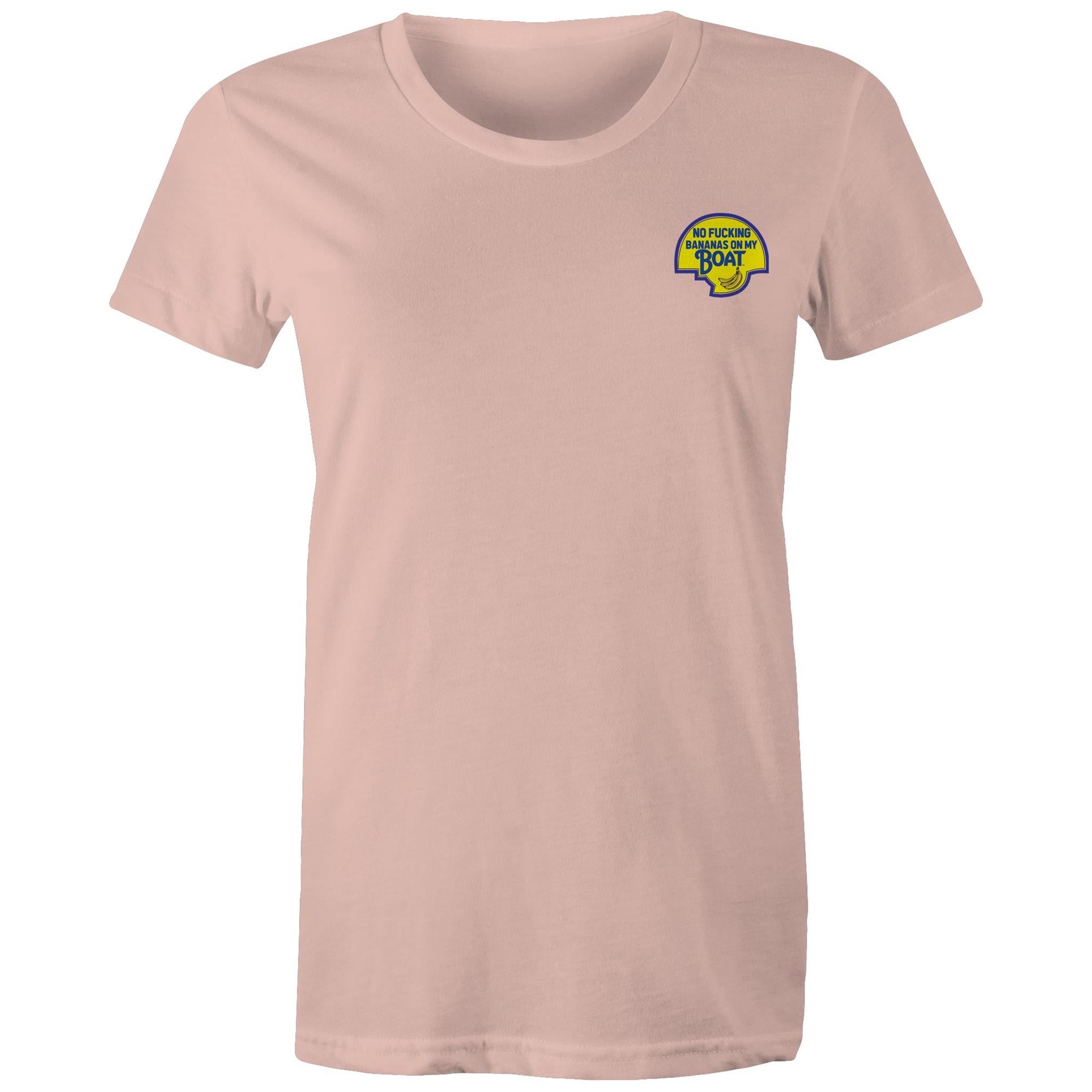 No Effin Bananas On My Boat (Front Print) - Women's