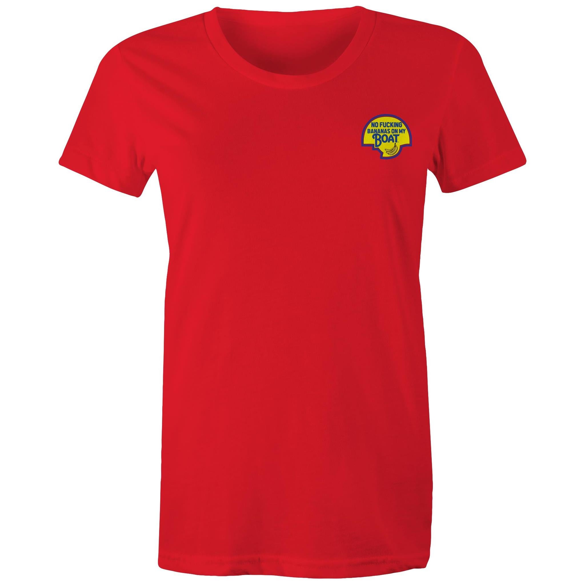 No Effin Bananas On My Boat (Front Print) - Women's