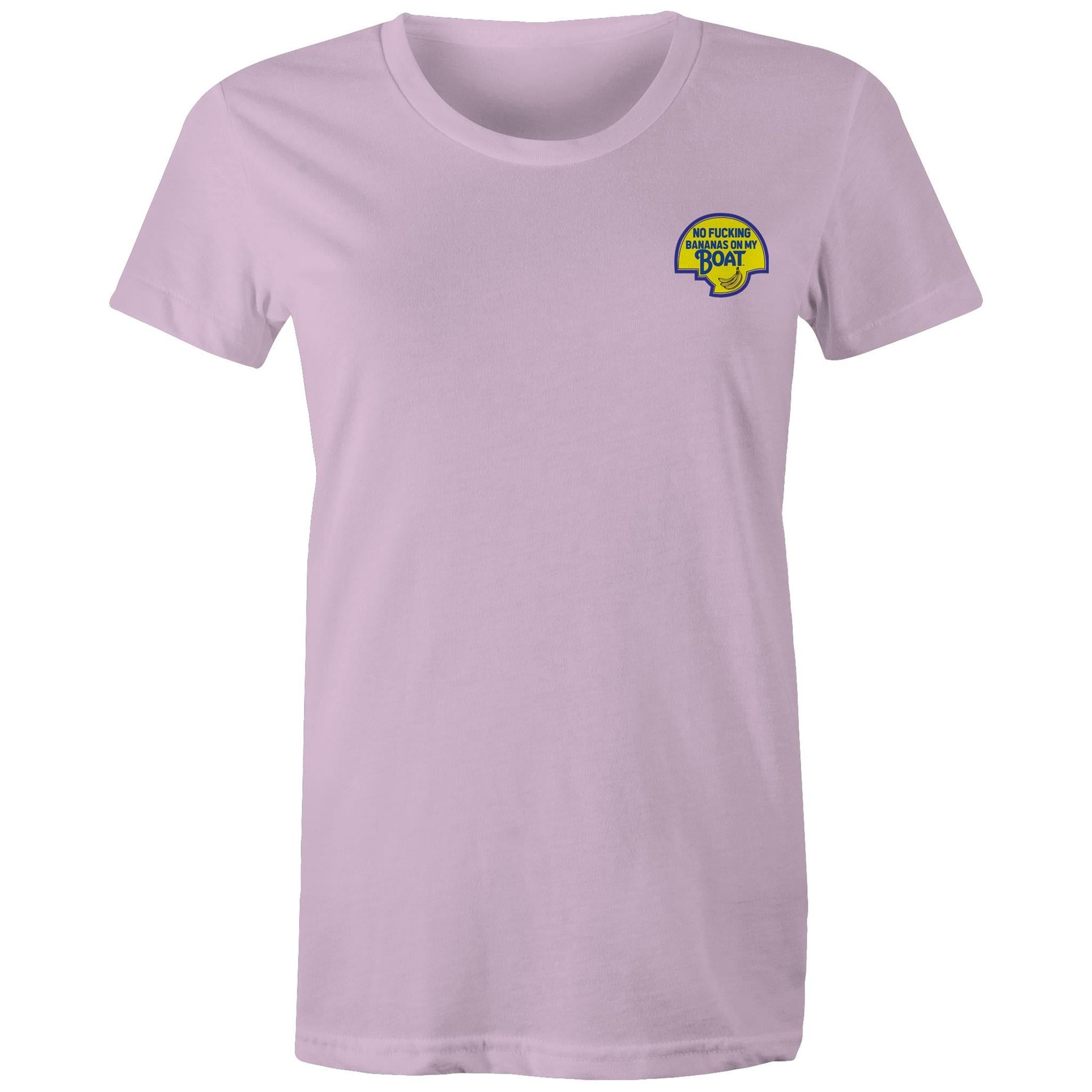 No Effin Bananas On My Boat (Front Print) - Women's