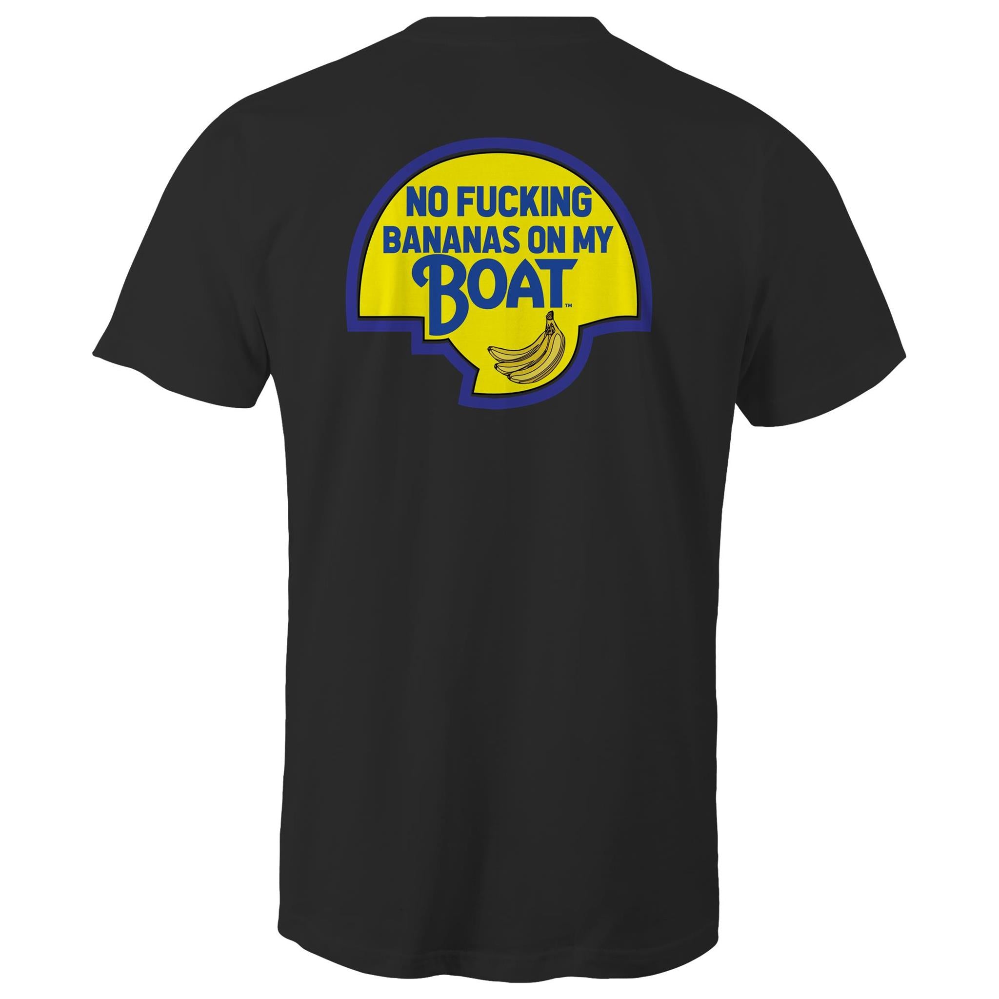 No Effin Bananas On My Boat (Back Print) - Men's