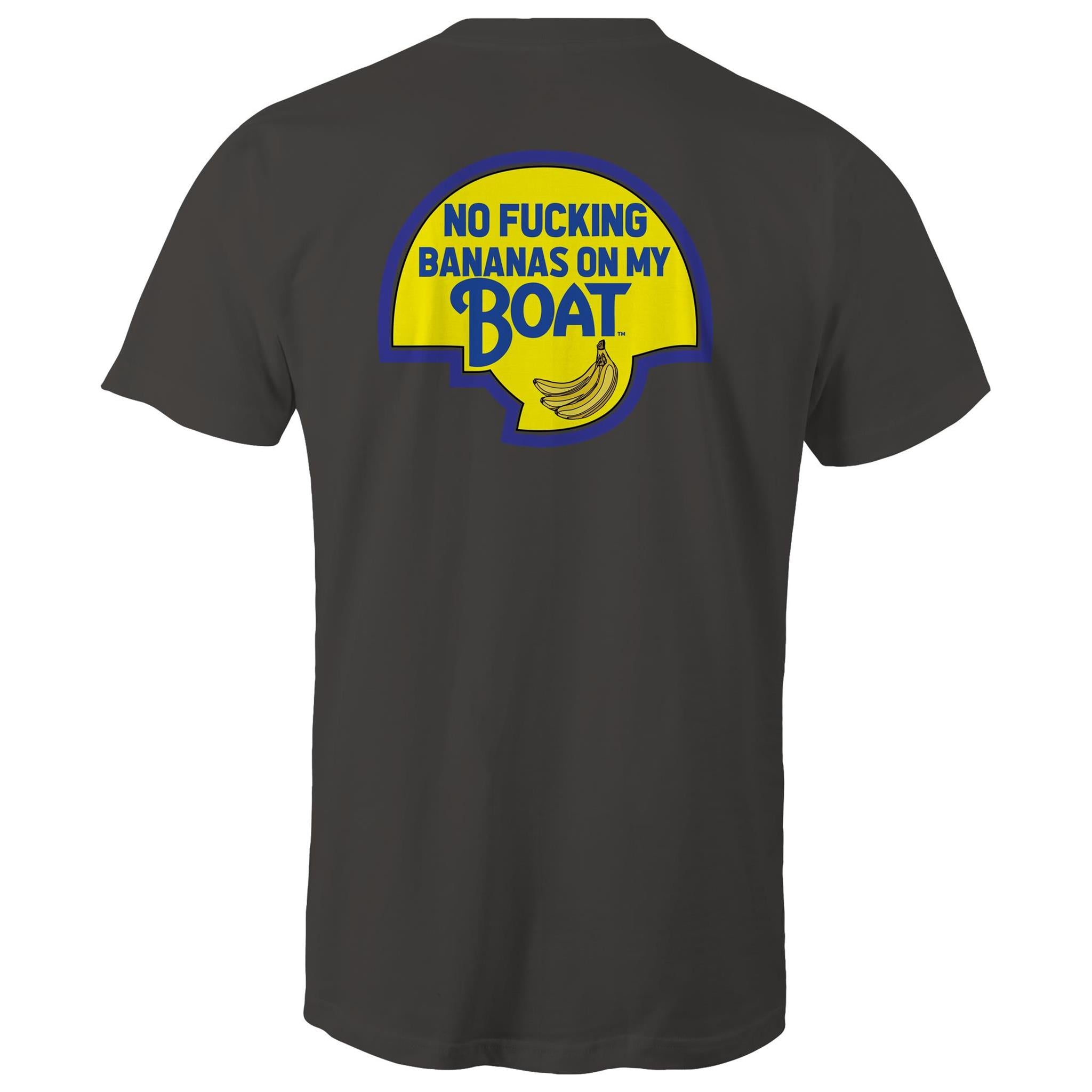 No Effin Bananas On My Boat (Back Print) - Men's