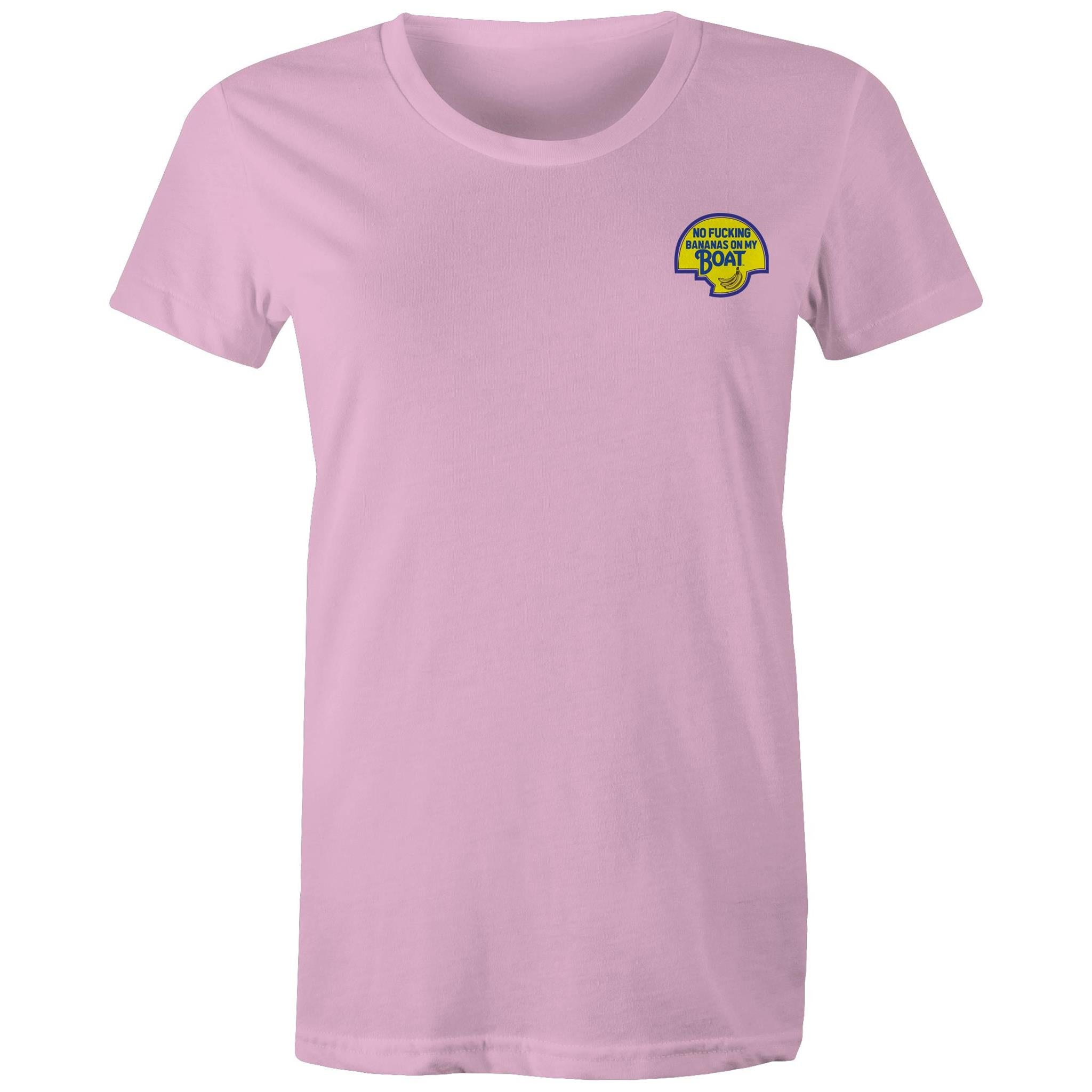 No Effin Bananas On My Boat (Front Print) - Women's