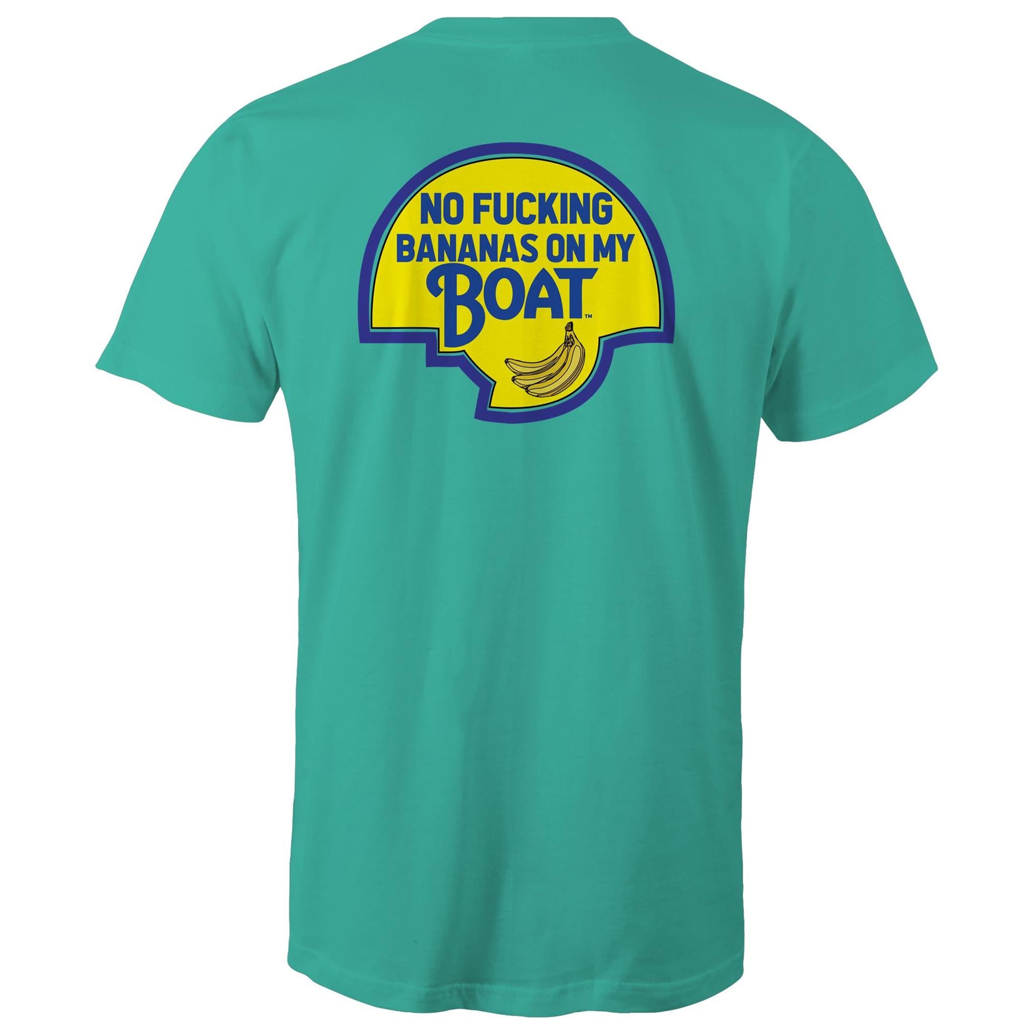 No Effin Bananas On My Boat (Back Print) - Men's