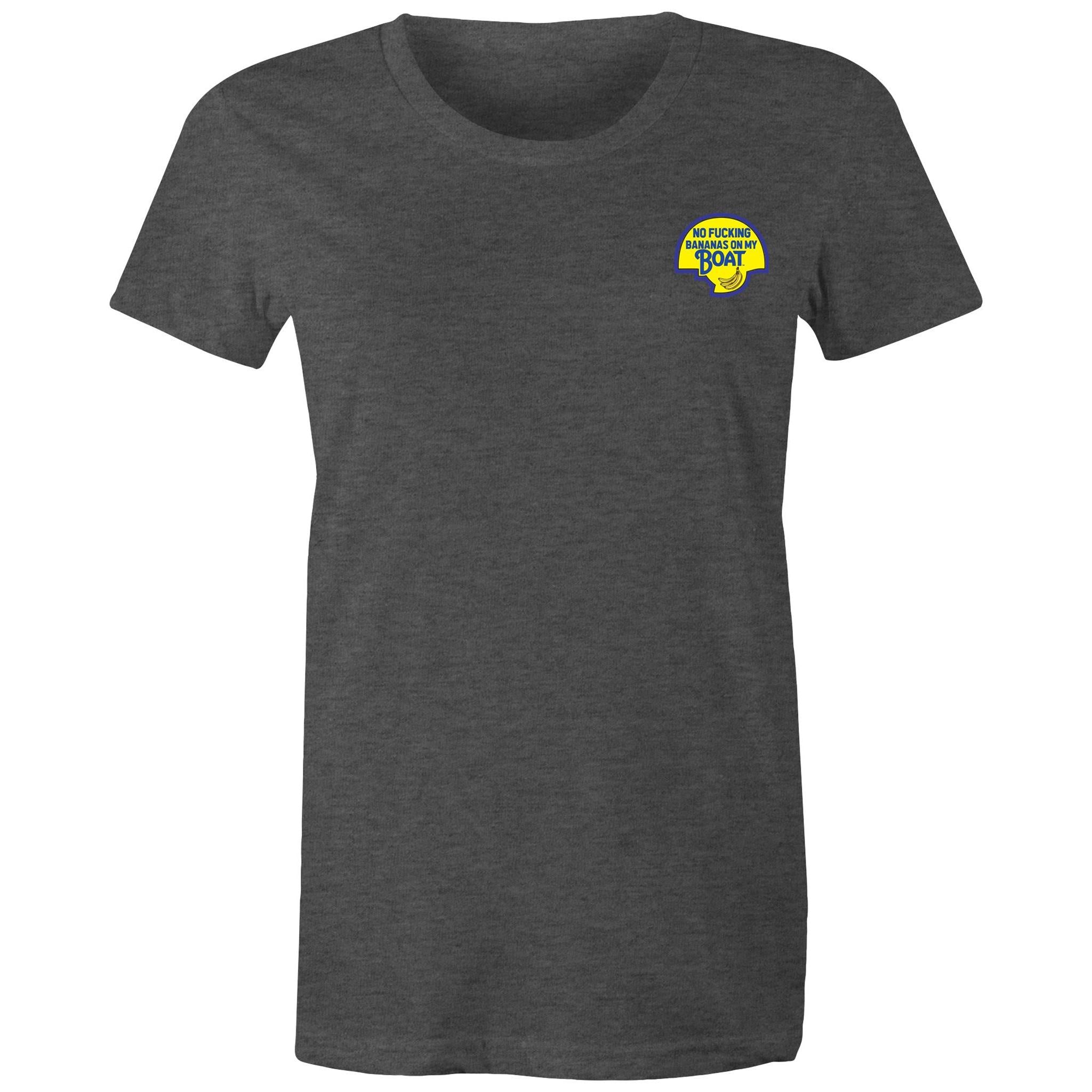 No Effin Bananas On My Boat (Front Print) - Women's