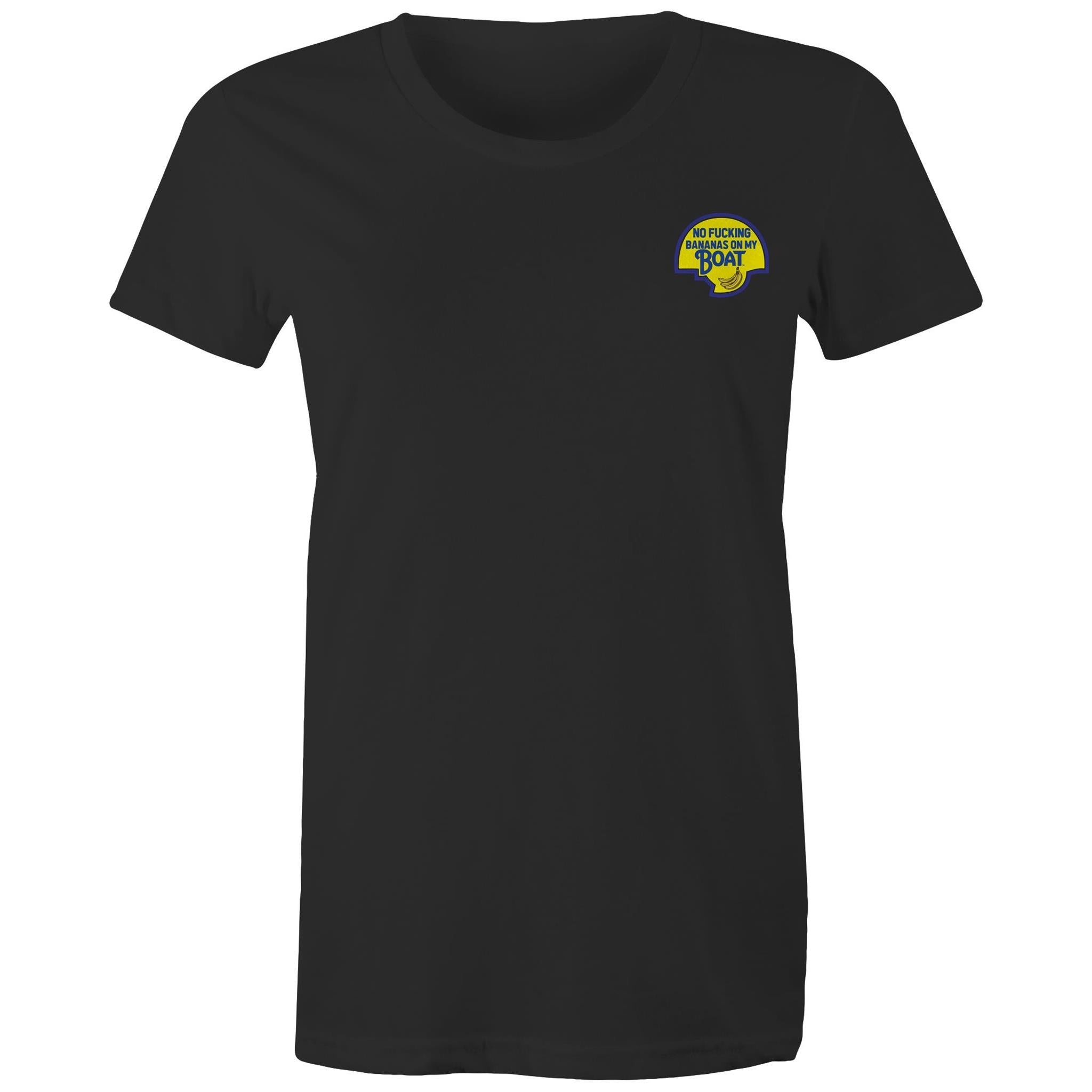 No Effin Bananas On My Boat (Front Print) - Women's